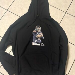 Men's Black Graphic Hoodie